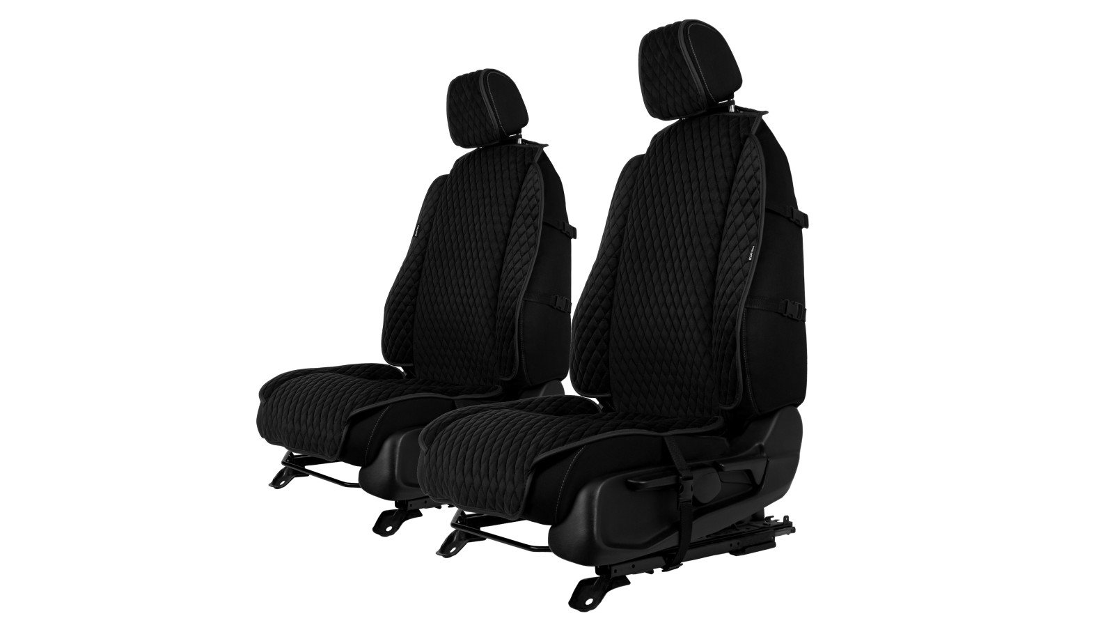 Накидки на сидіння з антари чорні, 2шт