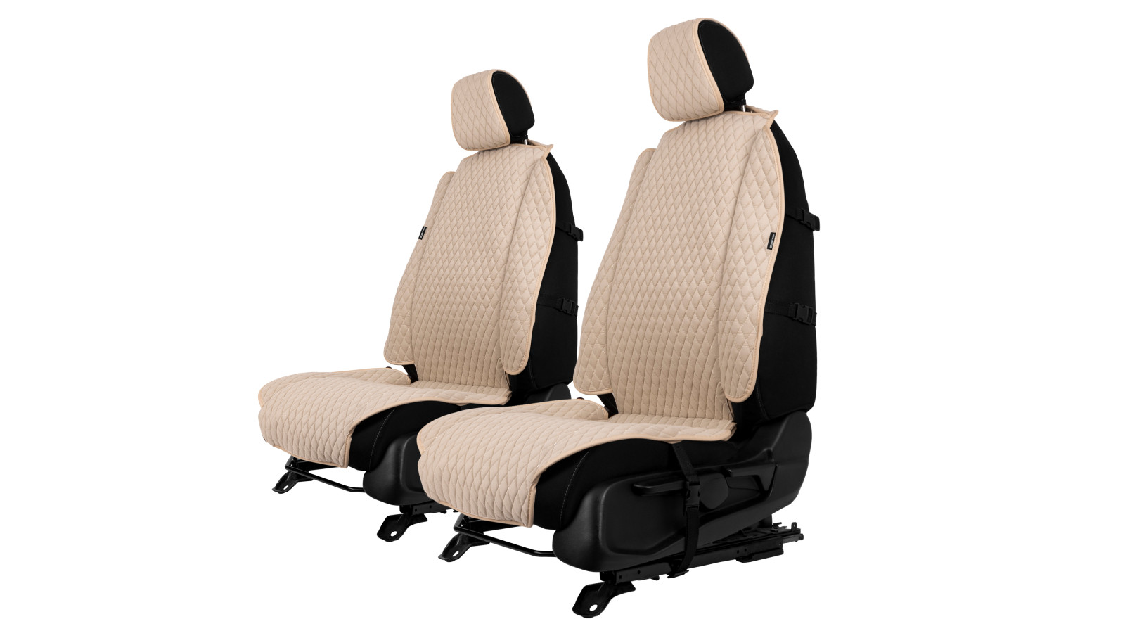 Накидка на сидіння з антари бежева, 2шт