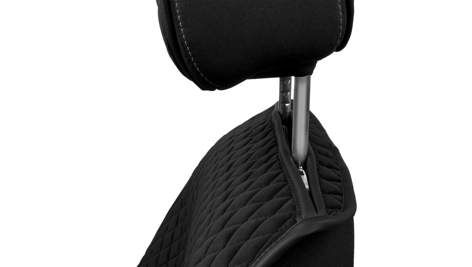 Накидка на сидіння з антари, чорна - Зображення 3