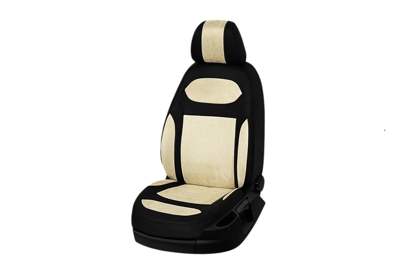 Чохли на сидіння Eco Prime чорно-бежевий (повний комплект)