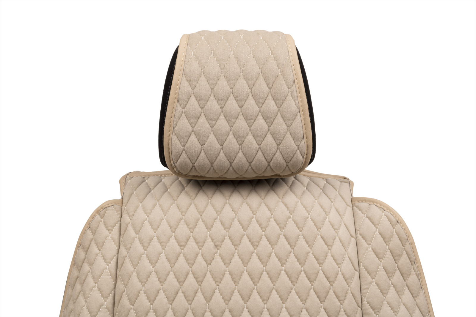 Накидка на сидіння з антари бежева - Зображення 6