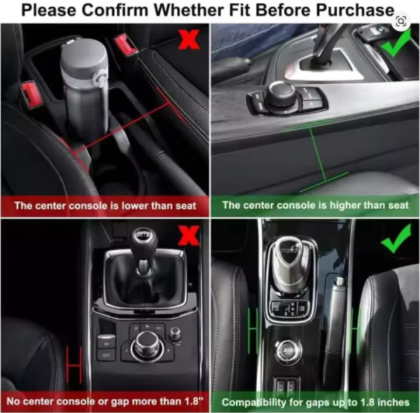 Органайзер між сидіннями з підстаканником - Зображення 6