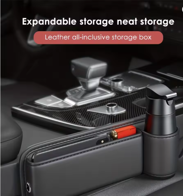 Органайзер між сидіннями з підстаканником - Зображення 4
