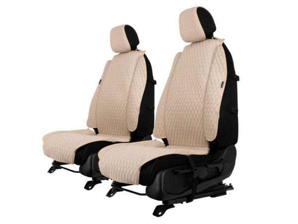 Накидка на сидіння з антари бежева, 2шт