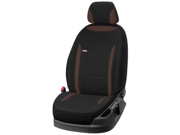Чохли на сидіння Classic Premium 2020 чорний з коричневим (комплект)