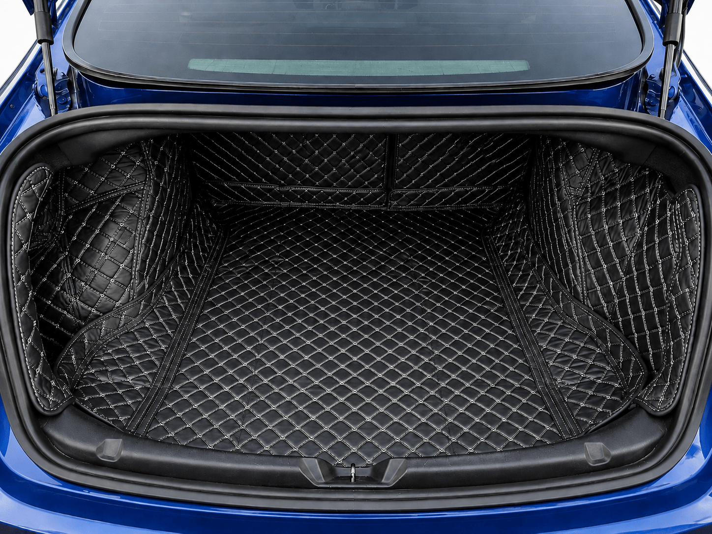 Килимок повного захисту пластику багажника Tesla Model Y (2020–2025) чорний - Зображення 3